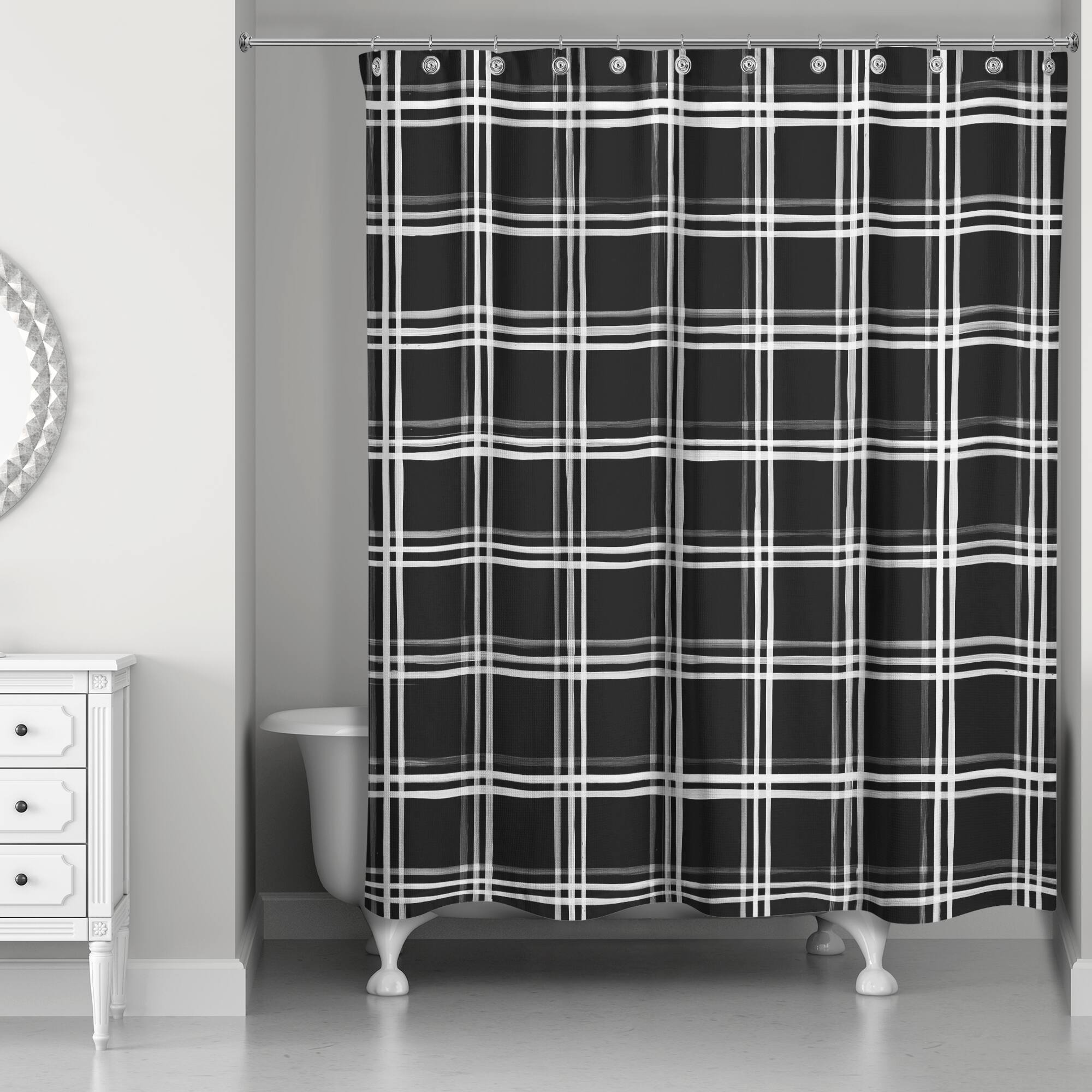 Plaid Shower Curtain